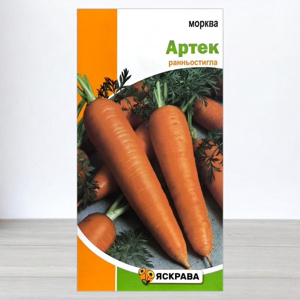 Семена моркови Артек, 3г, ТМ Яскрава
